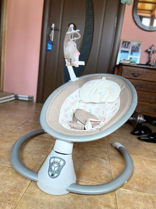 Ел. люлка/шезлонг Kikkaboo Twiddle Beige