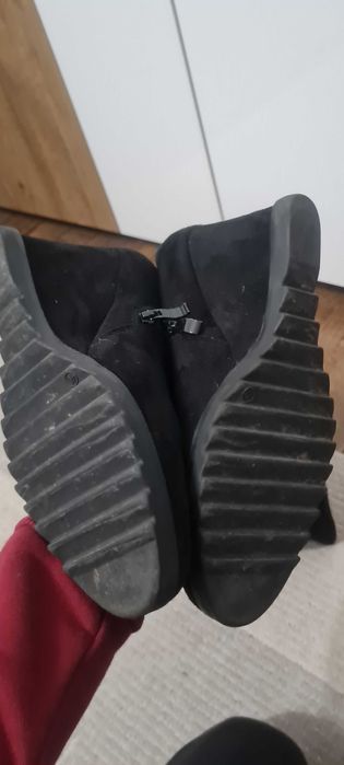 Дамски ботуши велур /платформа номер 39