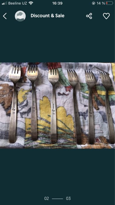 Продаются посеребренные вилки.