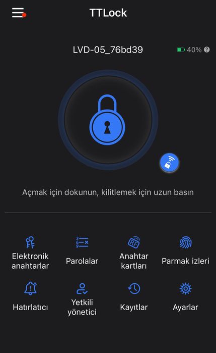 Секретна брава смарт TTLOCK Bluetooth