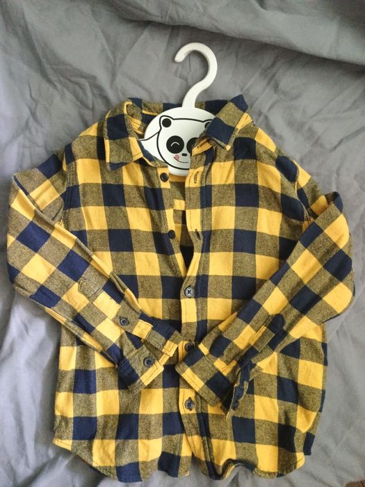 Плътна карирана риза за момче