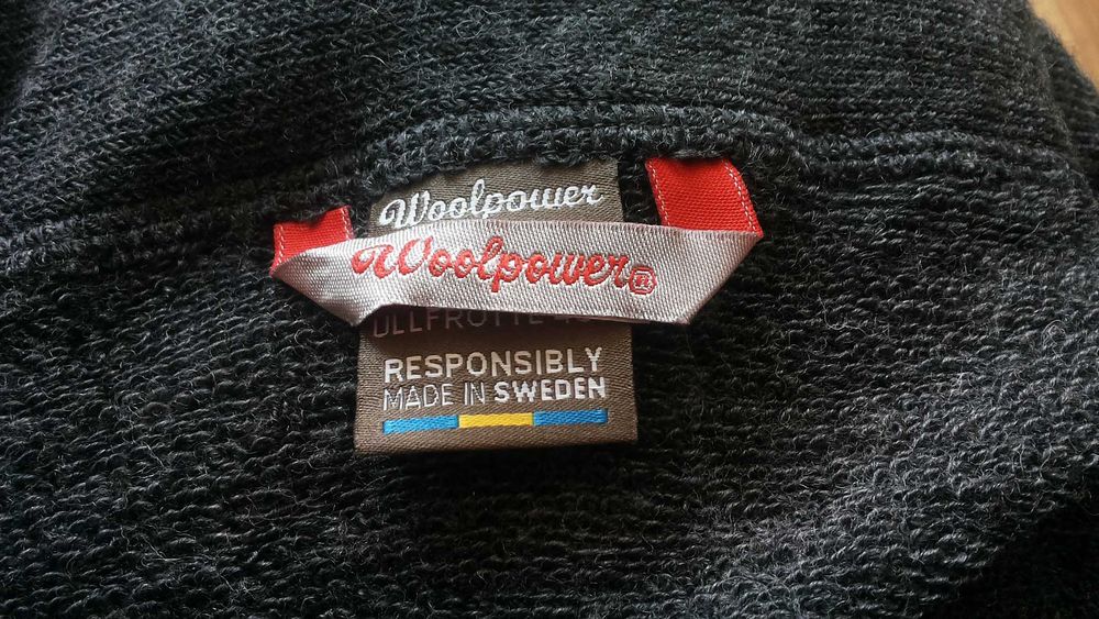 Woolpower ULLFROTTE Full Zip Jacket 400g 70% Merino Wool размер L горница 70% Мерино Вълна - 1075