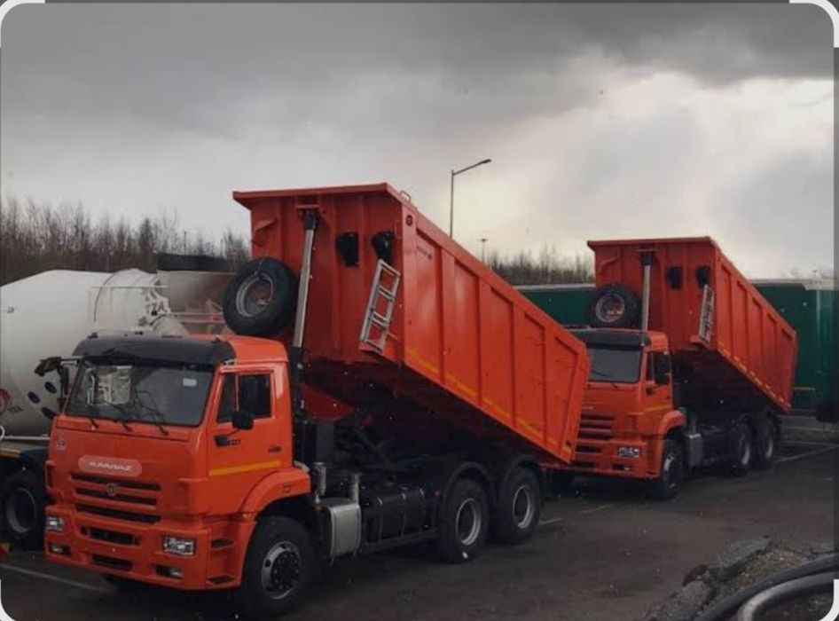 Услуги грузоперевозки (Самосвалы Евро КамаЗ  18м3).