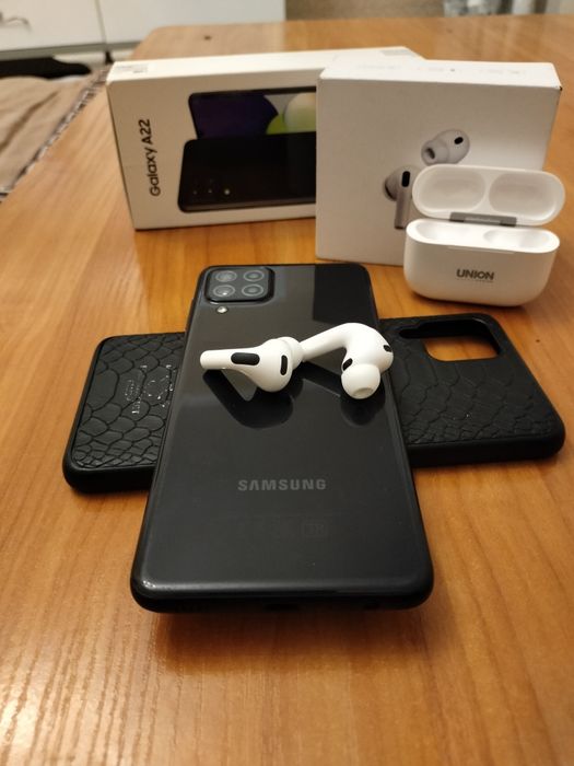 Samsung A22.128гб+науш..