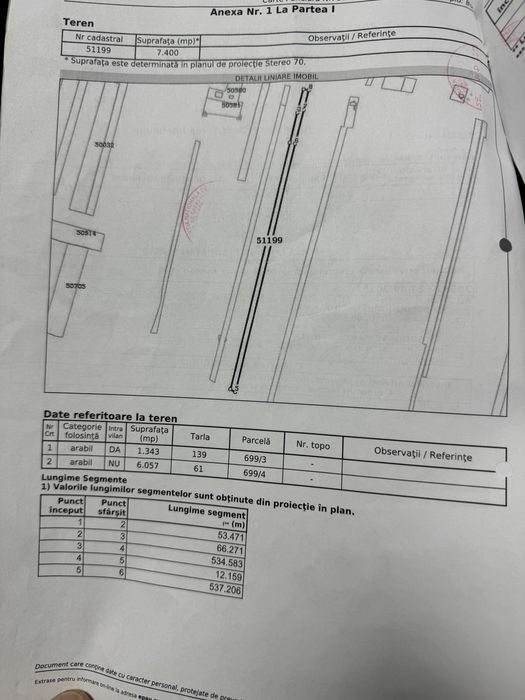 Vand sau schimb cu auto teren intravilan  Comuna Butoiesti