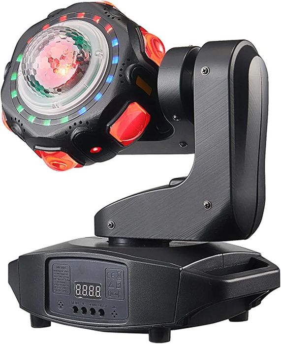 Moving Head LED 120 W RGBW Beam Stage Light Rotation, Disco Light Party Light with 28CH DMX512