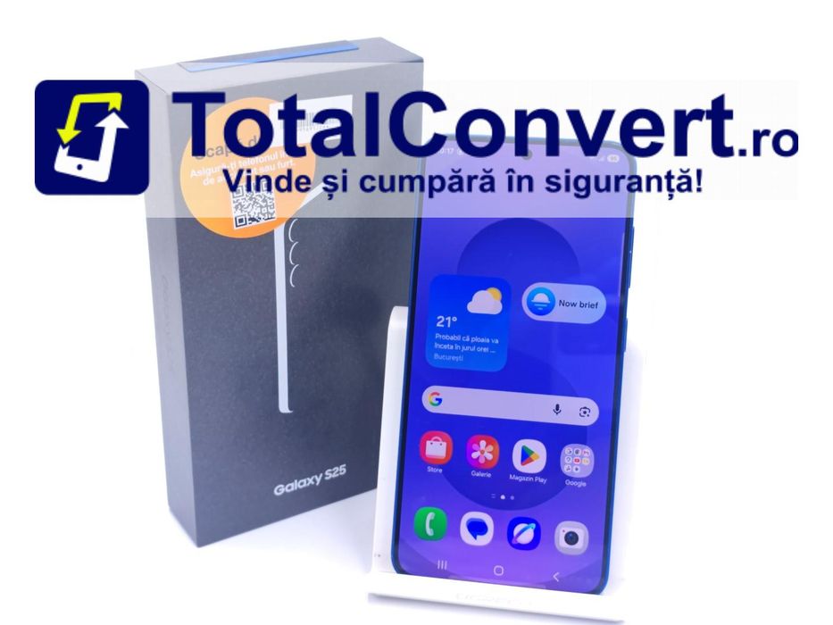 Samsung S25 256GB Navy 12GB Dual SIM cutie, Garantie 24 luni | #D95691