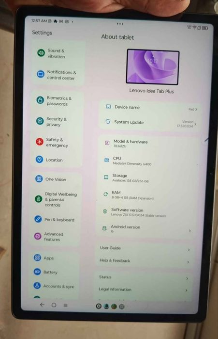 Lenovo Idea Tab Plus TB361ZU