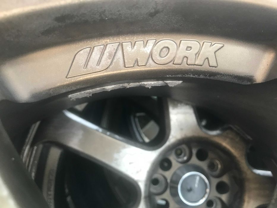 Диски Work и летние шины YOKOHAMA 215/55R17