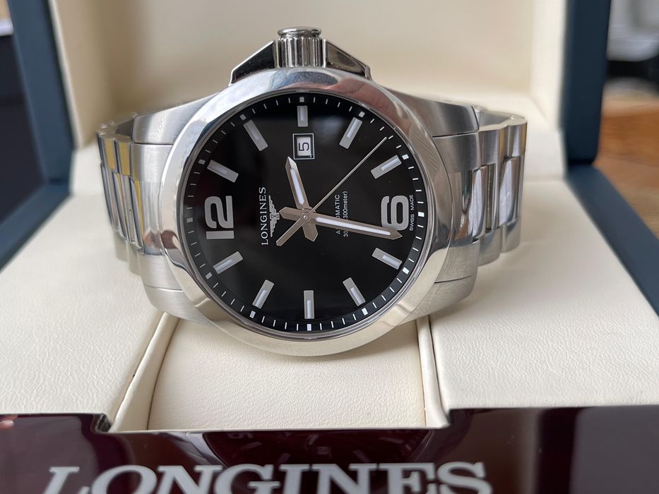 Longines Conquest Automatic 43mm L3.778.4.58.6 impecabil ca nou