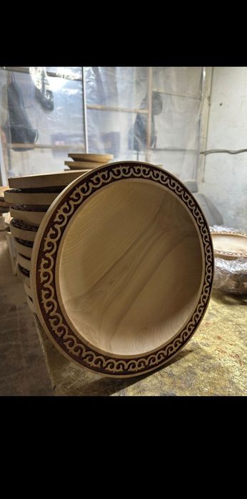 табақ Петропавл астау СКО майға пісірілген тұтас ағаш