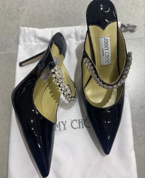 Pantofi Jimmy Choo bing 100mm pe stoc