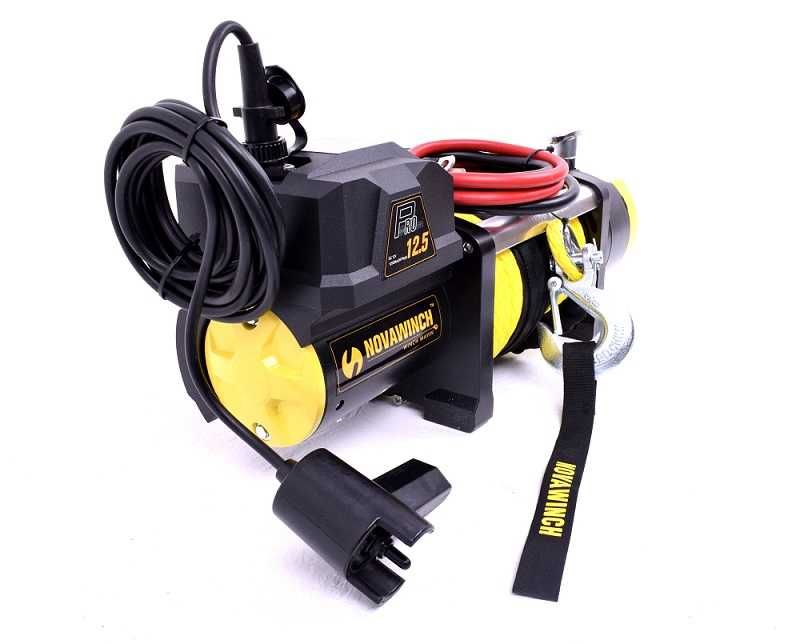 Английска Усилена Лебедка NOVAWINCH 12 500 Profesional със синтетика