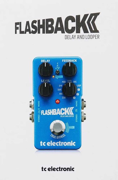 Ефект за китара TC Electronic Flashback 2 Delay Pedal, MASH технология