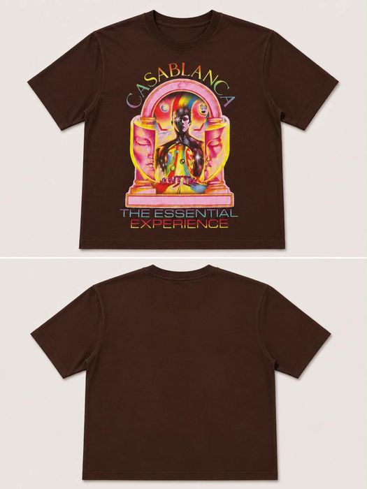 Tricou casablanca maro marimea S XXL