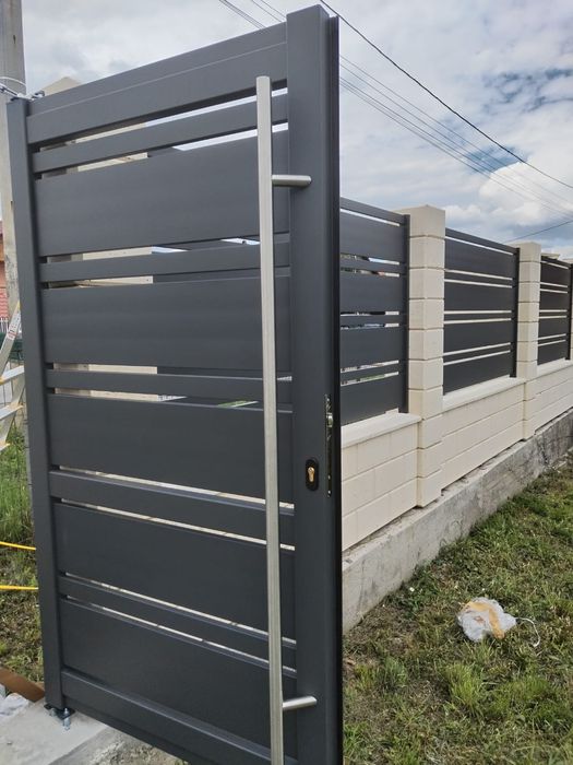 Porți și Garduri din aluminiu premium-Design Modern, Zero Întreținere!