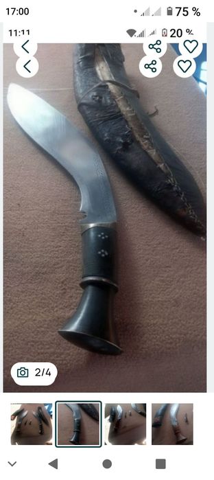 Vând macetă kukri de colecție