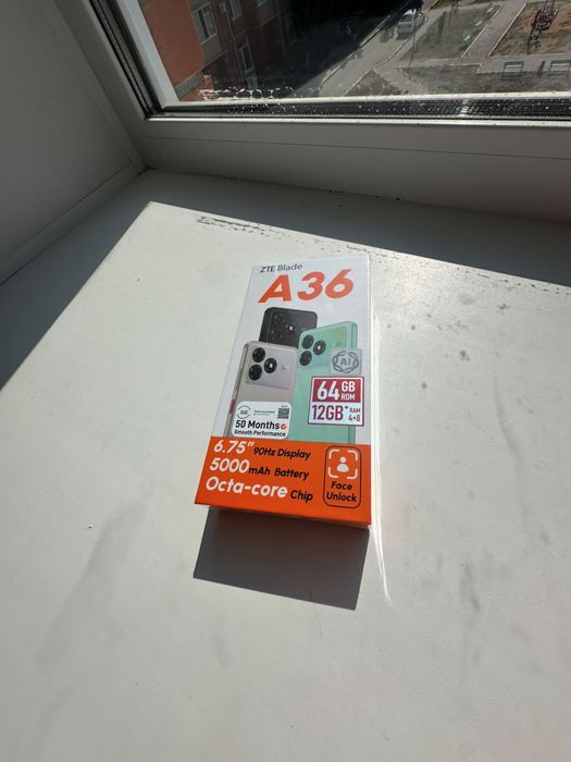 Продам телефон ZTE Blade A36 новый