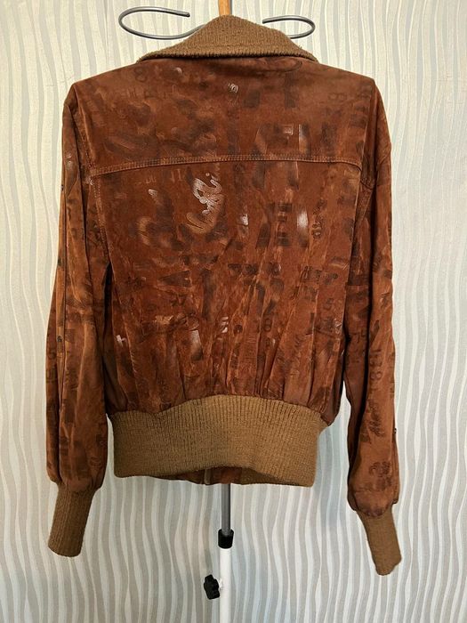 Куртка бомбер под замшу