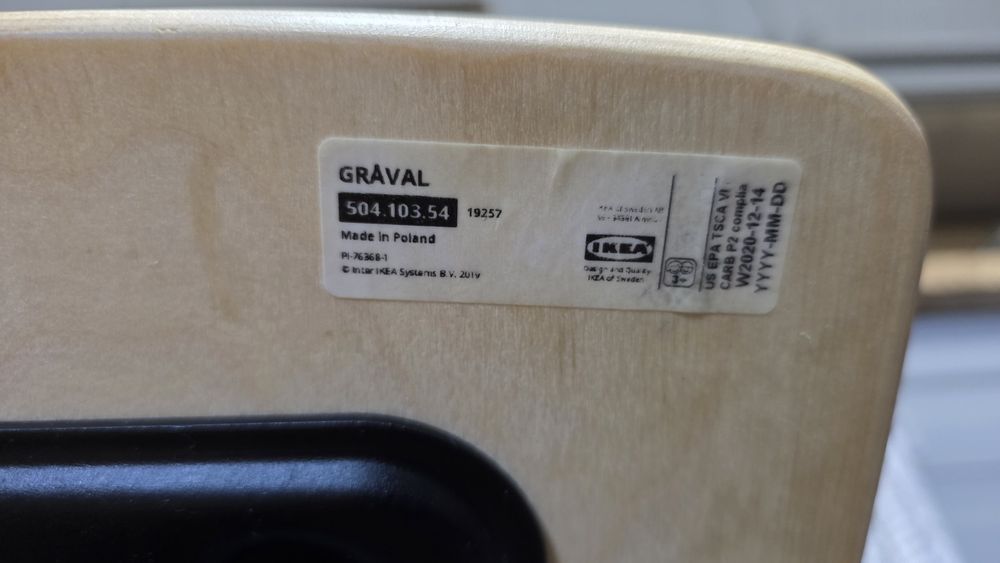 Scaun inalt pentru copii Graval de la Ikea