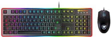 Гейминг комплект COUGAR - Deathfire EX, RGB, черен