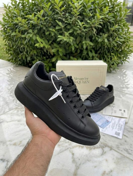 Adidasi Alexander McQueen Negru Full - Piele Full Box