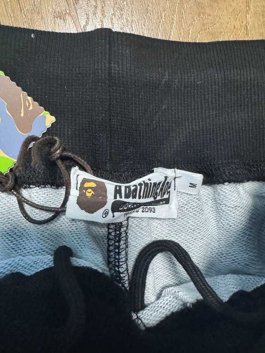Bape Shark "Glow in the Dark" Black Camo Shorts