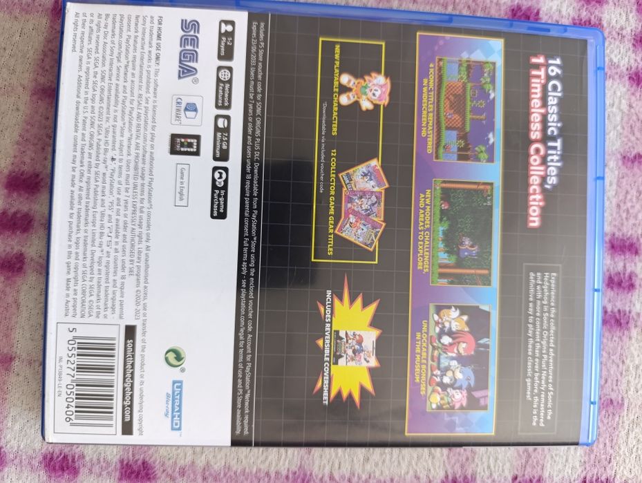Sonic ps5 ....origins plus