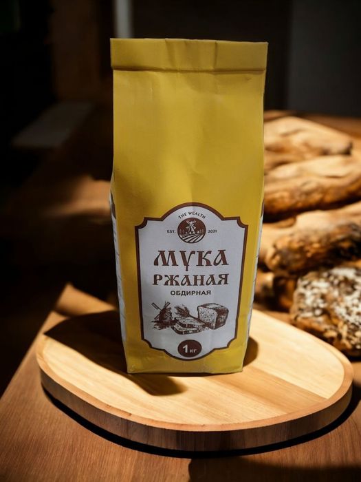 Мука ржаная, сорт обдирная, Жавдар уни