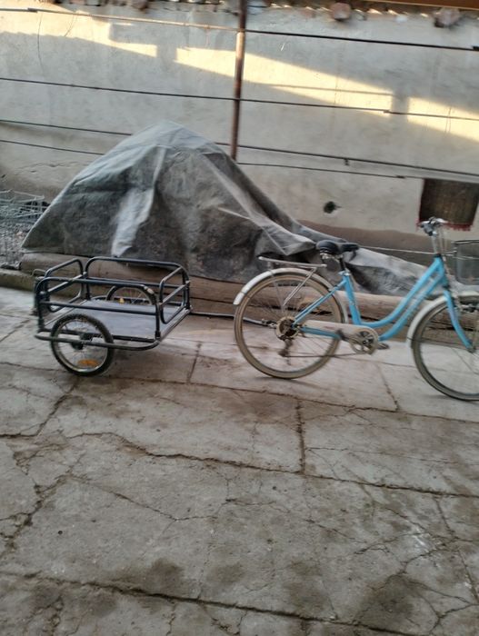 Велосипед с прицепом