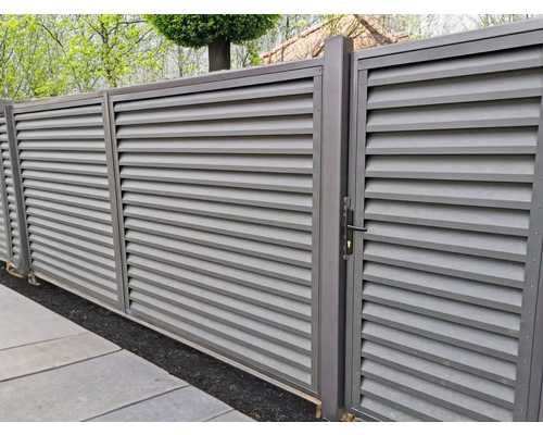 Garduri din panou stil jaluzele, din sipca metalica, tabla, plasa, BCA