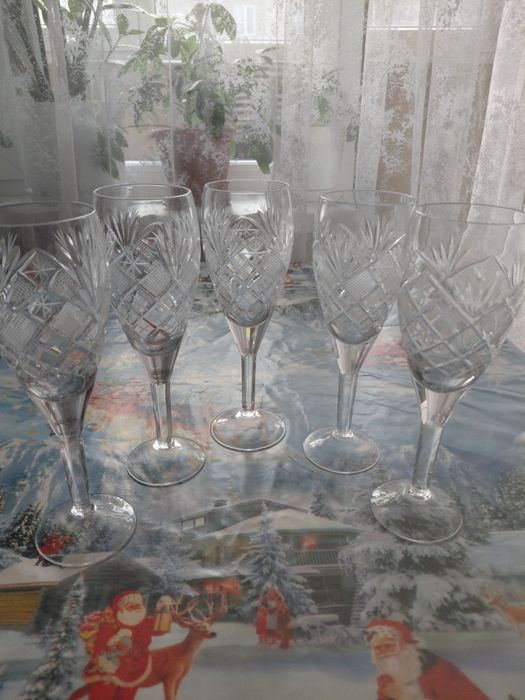 Хрусталтные фужеры ссср