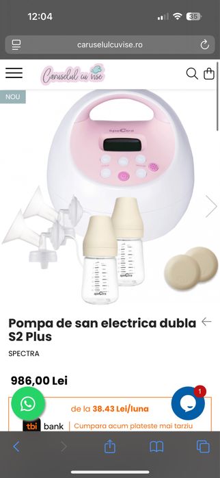 Vand pompa san SPECTRA S2