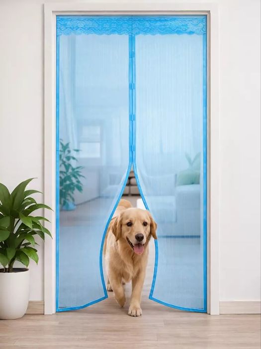 Magnitli parda eshik uchun, pashsha va hashoratlarga qarshi