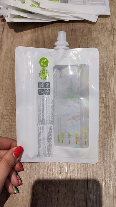 Еко сашета/пликчета за бебешки пюрета за многократна употреба