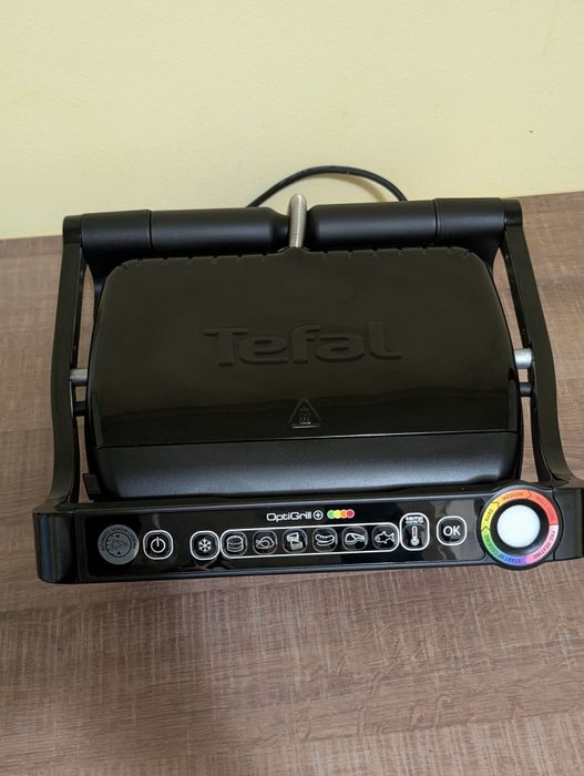 Gratar electric Tefal OptiGrill+ GC712834, 2000 W, 6 programe automate