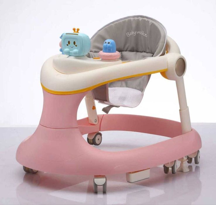 Детские ходунки Baby Walker (зелёный, многофункциональный)