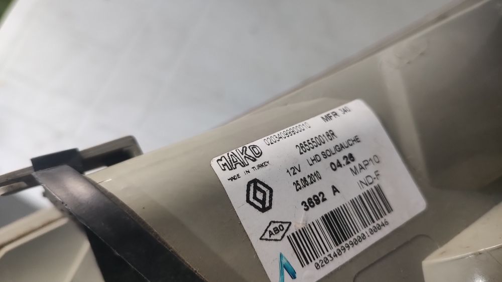 Lampa , stop stânga și dreapta fluence cod 265550016R, 265502140R