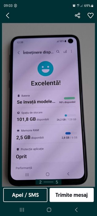 Veioza smart bluetooth g3 radio samsung s10e