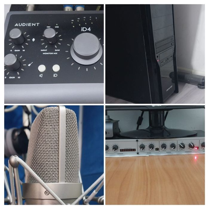 оборудование для студии звукозаписи