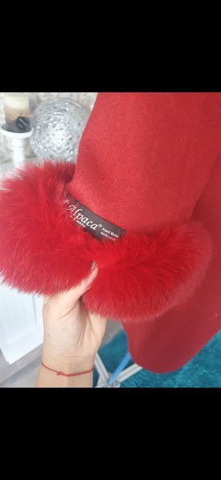 Alpaca si blana naturala, nou, marime M