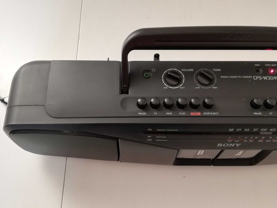 Boombox - Stereo Radio Double Cassette SONY CFS-W3045 - Impecabil
