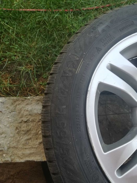 Оригинални джанти 17" със зимни гуми Gislaved за BMW X3/E83/