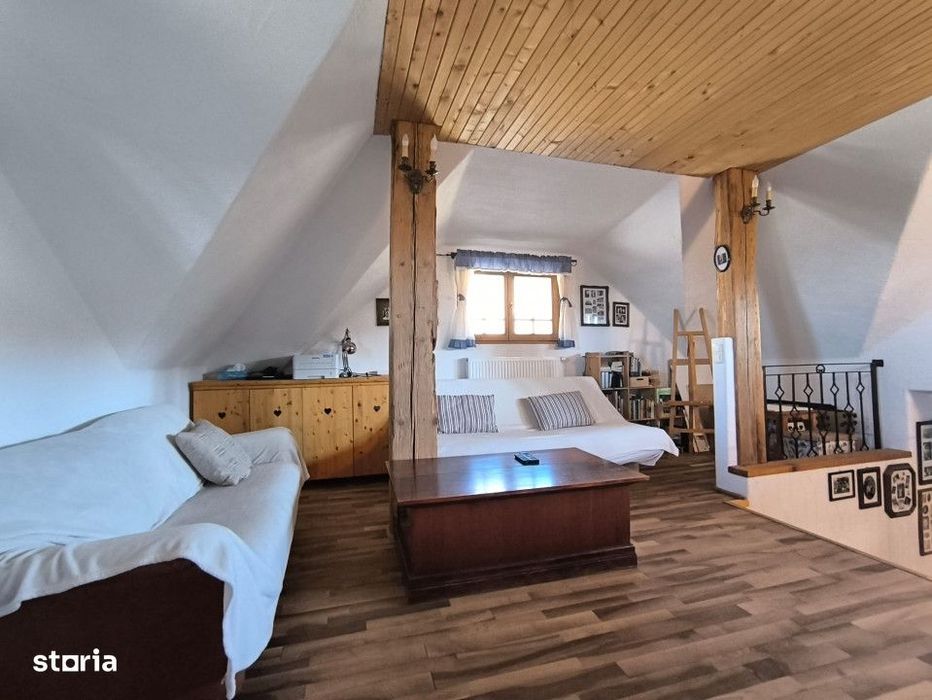 Casa rustica, exclusivista, 5 camere, 170 mp utili, 550 mp teren, Sali