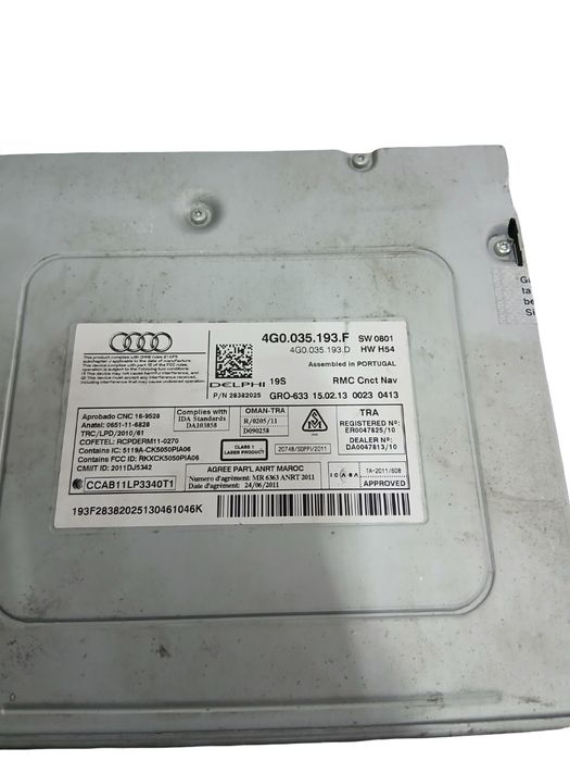 Unitate/Navigatie Mmi Audi A6 C7, 4Gc 2010 - 2018 4G0035193 F