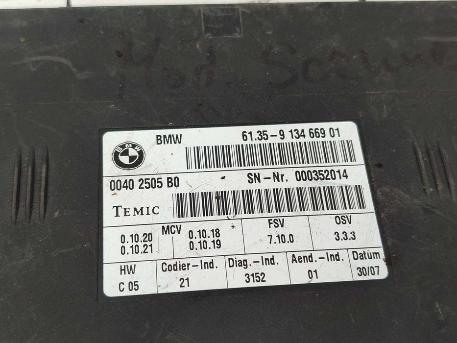Modul scaune BMW Seria 3 E92 E93 COD: 61359134669 2013 / [2005-2014] / (5G3)