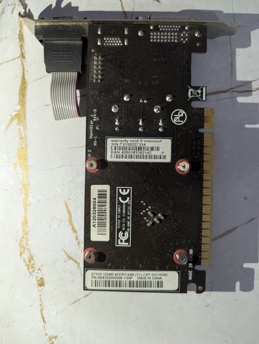 Видеокарта GT520 DDR3 1GB