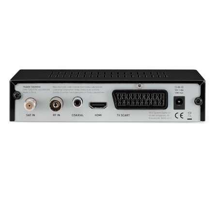 ТВ декодер TELE System TS4020 с двоен DVB T/T2 и DVB-S/S2
