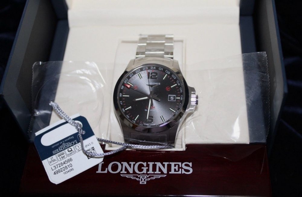 Швейцарские часы Longines Conquest VHP GMT