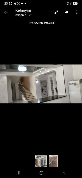 Yangi deska 2 qavat 8 xonali uy